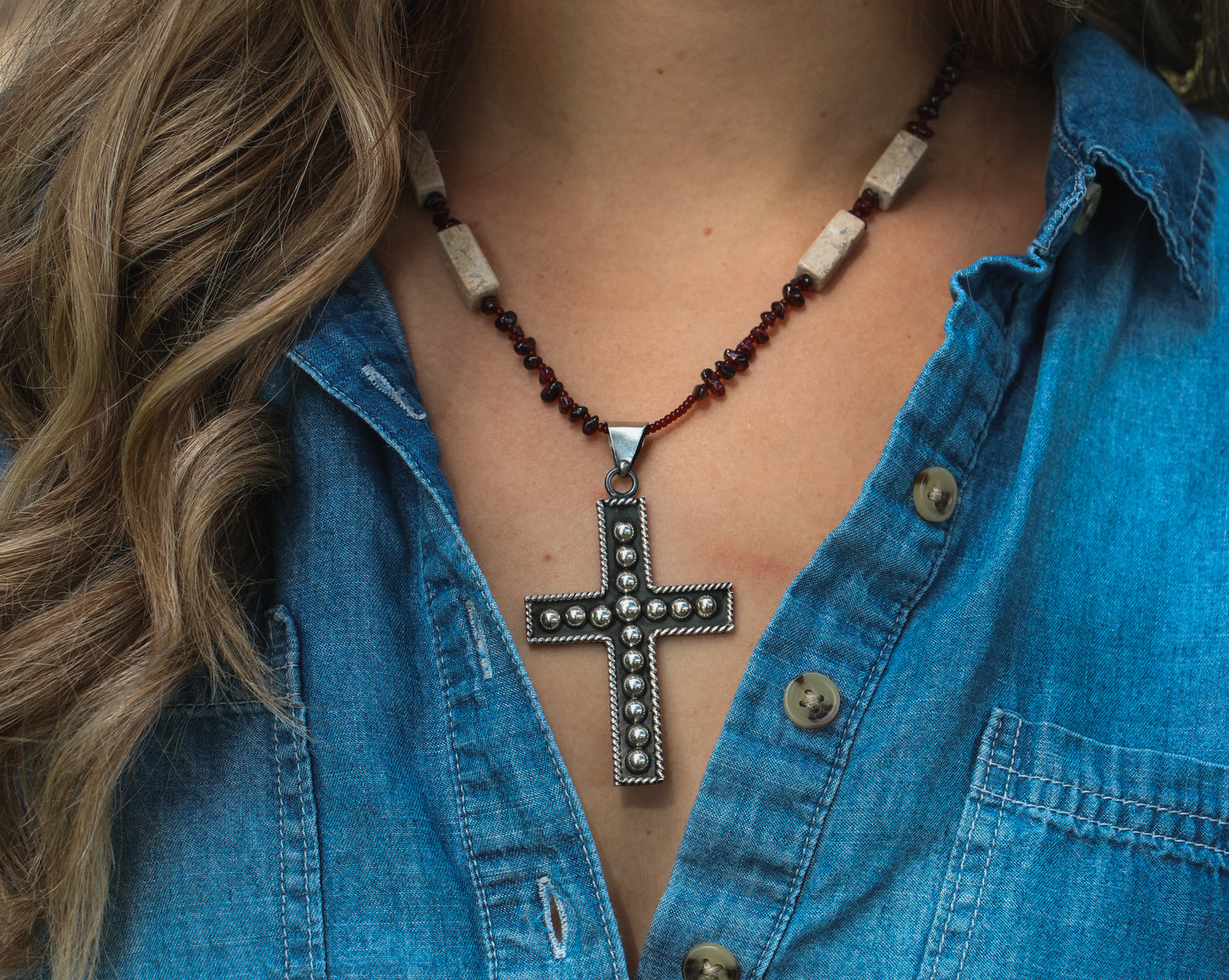 Everlasting Wine Necklace