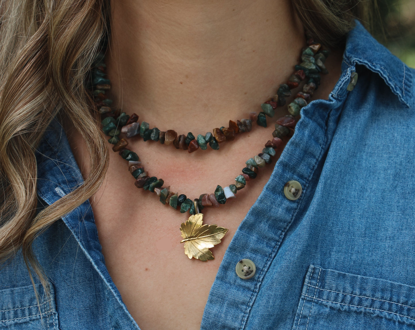 Golden Prairie Necklace