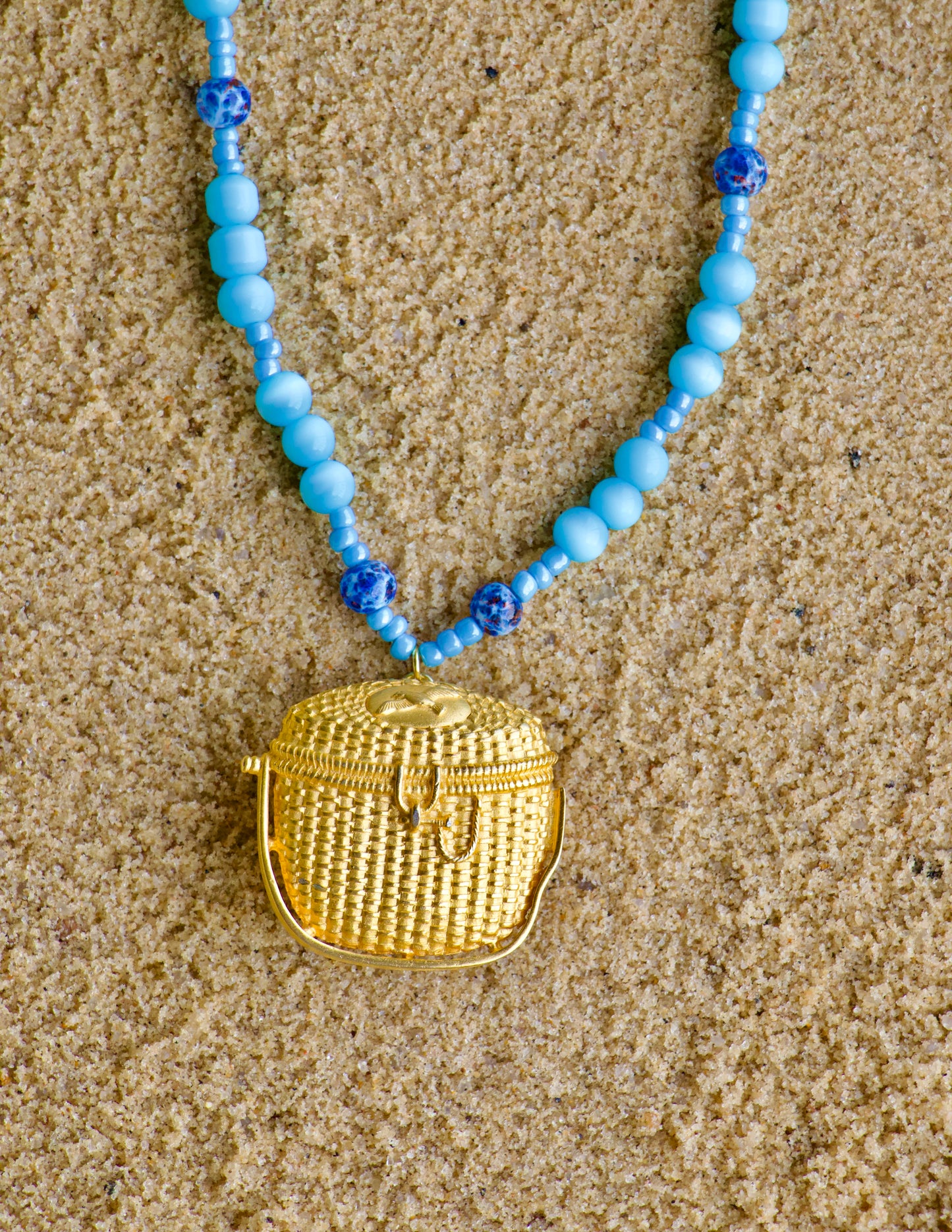 Seaside Basket Necklace