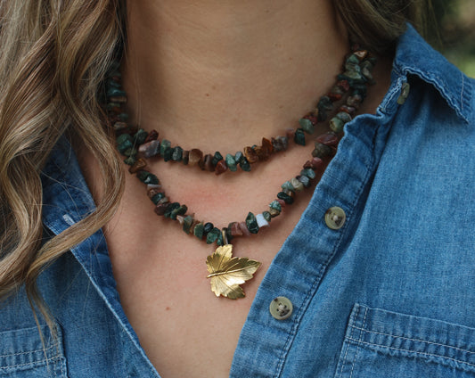 Golden Prairie Necklace