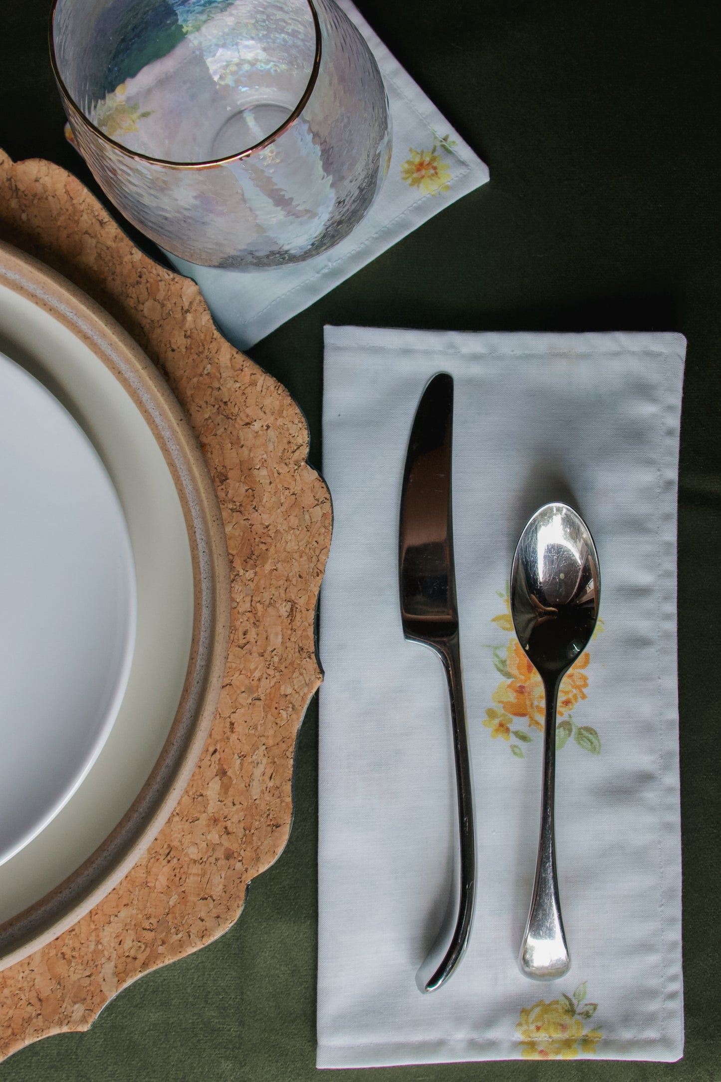 Yellow Rose Tea Napkin
