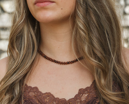Saddle Leather Necklace