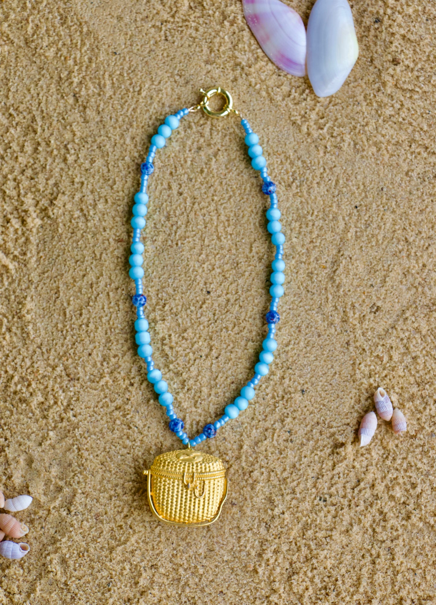 Seaside Basket Necklace