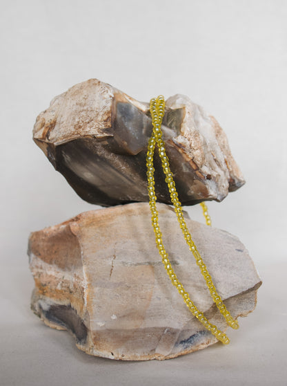 Yellow Rose Necklace