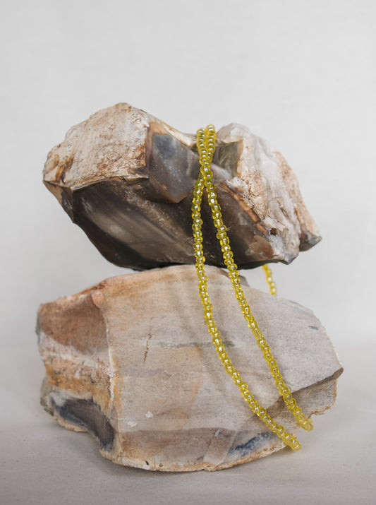 Yellow Rose Necklace